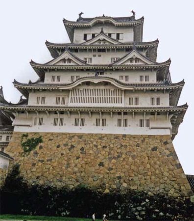 KYOTO: View from the front of the castle. May 25, 1998