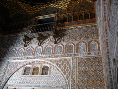 SEVILLA: From this exalted balcony the king received his visitors and handed down his judgments.
