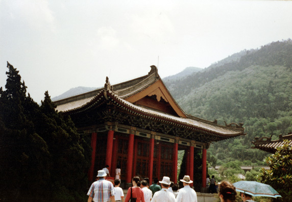 HUAQING TEMPLE: Visit to Huaqing Hot Spring, where the last T'ang emperor frolicked with his favorite concubine, Yang Guifei, while the empire crumbled, 8th century CE.