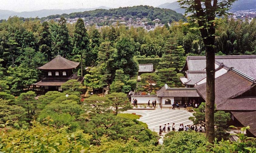 KYOTO: May 26: For our last day, we decided to take the “Philosopher’s Walk,“ starting at the Ginkakuji Temple. It is called the “Silver Pavilion” although the original plan to coat it in silver as the Kinkakuji was coated in gold was never carried out.