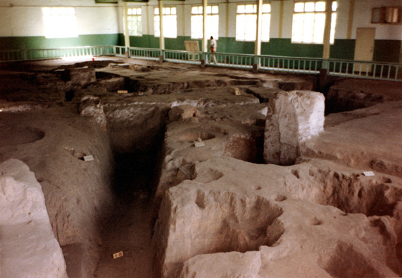 BANPO: Banpo is a famous excavated neolithic site, now all under one roof. From 8,000 BC. Peter was a great help here. He was friends with the chief excavator, and knew more than our guide.