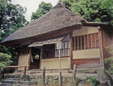 KYOTO: One of two tea houses on the temple grounds designed by the 16th century: inventor of the tea ceremony, Sen-no-Rikyo.