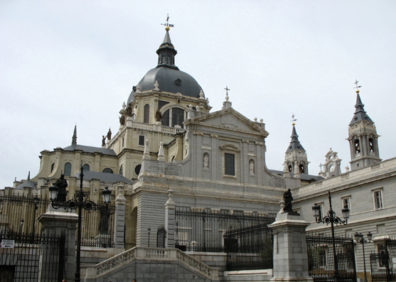 MADRID: The entrance normally in use, off Calle Bailn