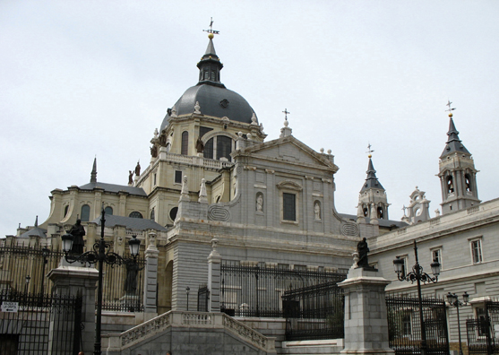 MADRID: The entrance normally in use, off Calle Bailn