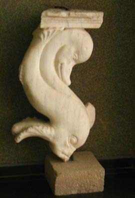 BERGMA MUSEUM: And this is another combining images of a dolphin with a duck or swan.