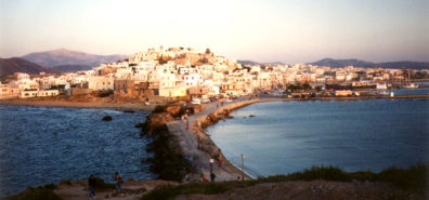 NAXOS: Hora viewed from Apollo' s Temple.