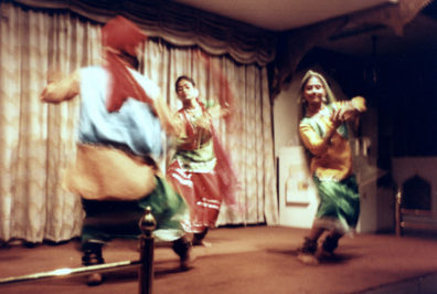 A tourist-oriented sampling of folk dances at the Oberoi Grand Hotel.