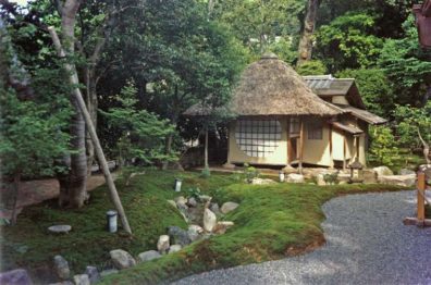 KYOTO: One of two tea houses on the temple grounds designed by the 16th century: inventor of the tea ceremony, Sen-no-Rikyo.
