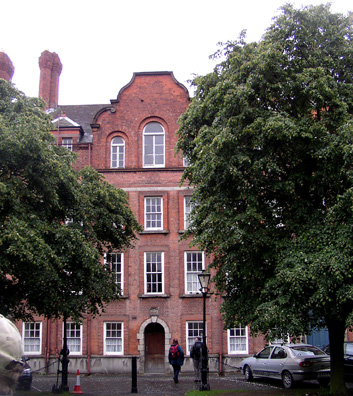 DUBLIN, TRINITY COLLEGE: A closer view of the Rubrics (their name comes from the Latin word for "red"--describing their color).