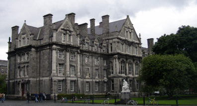 DUBLIN, TRINITY COLLEGE: The Graduates' Memorial Building (designed by Sir Thomas Drew, 1892).