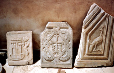 NAXOS: Byzantine-era fragments in the museum.