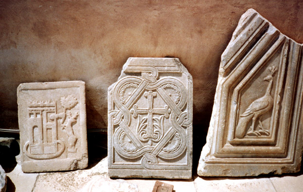 NAXOS: Byzantine-era fragments in the museum.