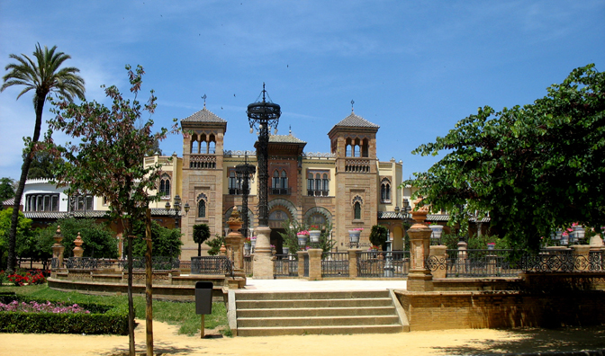 SEVILLA: The Museum of Popular Arts and Costumes has a modest collection of costumes and a number of installations of workshops and rooms from the 19th and early 20th centuries. Built in 1914 for the Iberoamerican Exposition.