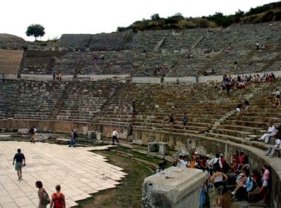 EPHESUS: View of part of the seating area.