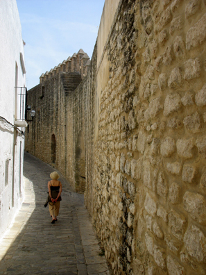VEJER DE LA FRONTERA: Part of the old city walls.