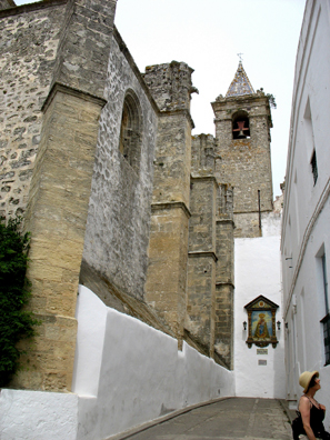 VEJER DE LA FRONTERA: The church of Nuestra Señora de la Oliva (Our Lady of the Olives).
