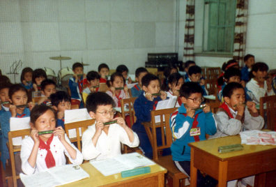 BEIJING: A roomfull of harmonica players doing the Ode the Joy from Beethoven's Ninth Symphony. They asked us to sing along, but we begged off, pointing out that the lyrics are in German, which seemed to surprise the teacher.