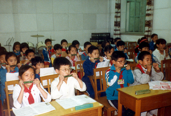 BEIJING: A roomfull of harmonica players doing the Ode the Joy from Beethoven's Ninth Symphony. They asked us to sing along, but we begged off, pointing out that the lyrics are in German, which seemed to surprise the teacher.