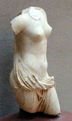 SELÇUK MUSEUM: There are also nice depictions of Aphrodite (Venus) herself, including this sleek torso