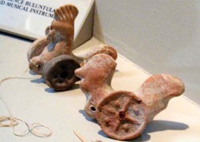 SELÇUK MUSEUM: But the Romans weren't entirely about sex and death. Here are some charming bird-shaped pulltoys.