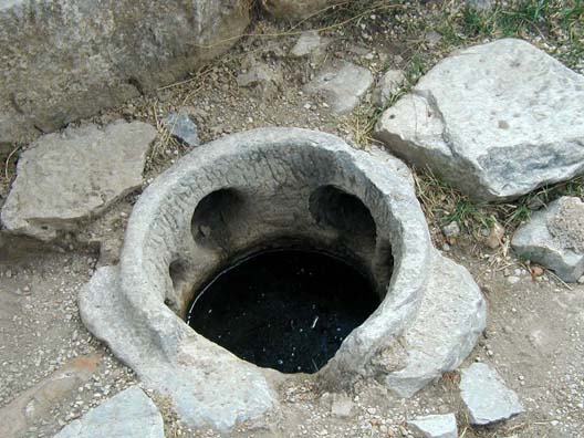 DIDYMA: Roman plumbing: a joint for distributing water into various channels.