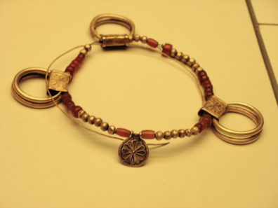 CADIZ: Roman necklace. In the Museum of Fine Arts and Archaeology, Cadiz.