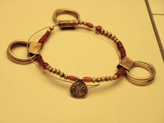 CADIZ: Roman necklace. In the Museum of Fine Arts and Archaeology, Cadiz.