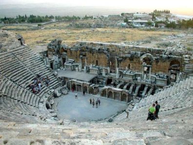 HIEROPOLIS: The scaena of this theater is particularly well preserved.