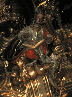 ARCOS DE LA FRONTERA: . Detail from the Chapel of the Rosary (1784), Santa Mara de la Asuncin, Arcos de la Frontera.