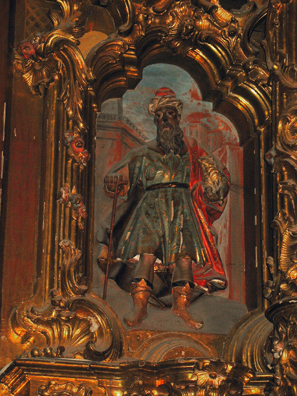 ARCOS DE LA FRONTERA: Detail from the Chapel of the Rosary (1784), Santa Mara de la Asuncin, Arcos de la Frontera.