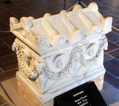HIEROPOLIS: A 3rd century Roman ossuary, in which the bones of the departed were interred.