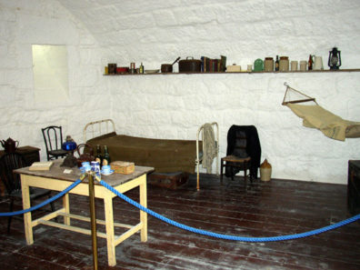SANDYCOVE: Inside the tower is displayed a rich variety of manuscripts, early editions, and other Joyce memorabilia, and up a flight of stairs is the bedroom the author slept in.