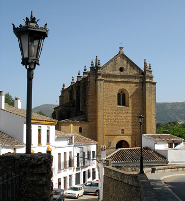 RONDA: Iglesia de Espiritu Santo, constructed on the site of an old mosque in the reign of Ferdinand and Isabella in the late 15th and early 16th centuries.