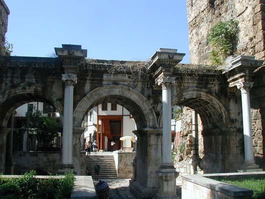 ANTALYA: We took a taxi from the distant otogar to our destination, the charming old part of Antalya called Kaleici. The driver could barely squeeze his way through the narrow streets as he searched out our destination. On foot, we could approach our hotel through the Roman Hadrian's Gate.