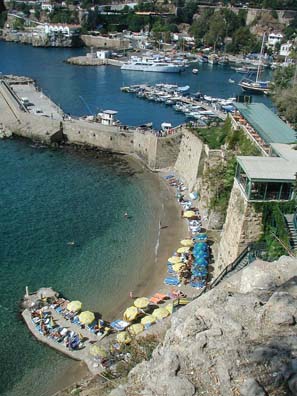 ANTALYA: One of Paula's main goals in Antalya was to go swimming in the Mediterranean.