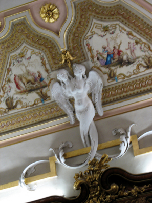 MADRID: Two-headed, two-tailed mythological figure in the Royal Palace.