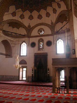 KONYA: There's lots of architecture worth looking at in Konya if you have the time and energy to seek it out. We were short on time, and inclement weather put a damper on things, but we did manage explore a few sights. This is the Sultan Selim mosque, created 1563-1564 by the great architect Sinan, who also designed the more famous Süleymaniye Mosque in Istanbul, which we visited (but couldn't photograph) at the end of our trip.