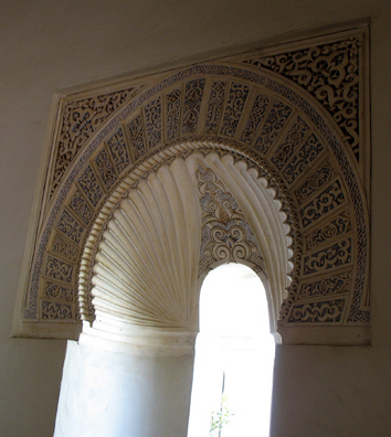 MALAGE: Interior arches.As you penetrate further, they become more ornate.