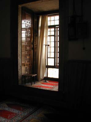 KONYA: The niche with microphone where the muezzin broadcasts his call to prayer five times a day. The chant they sing may be carried electronically these days, but it must be performed live.