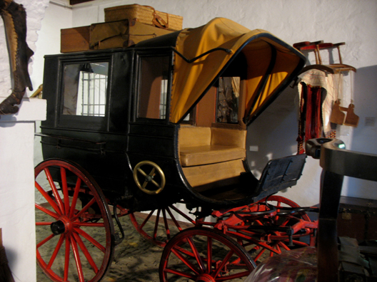 MALAGE: An old carriage, In Museo de artes y costumbres populares, Mlaga.