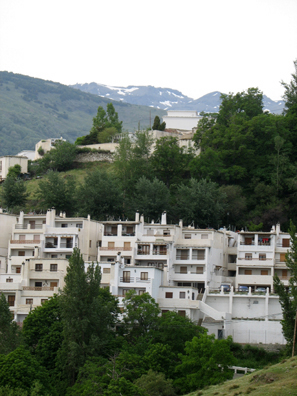 LAS ALPUJARRAS: We stayed in the little mountain town of Capileira, hanging on a steep hillside with the Sierra Nevadas rising beyond.