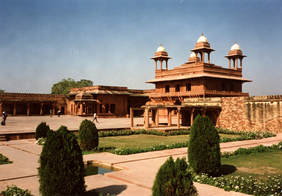 Although the sprawling site is impressive, it is very human scaled, not seeking to crush the viewer by its mass like so many European palaces.