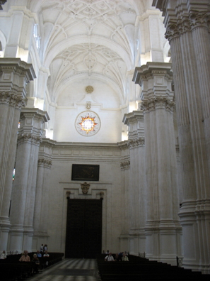 GRANADA: On our own we visited the cathedral.
