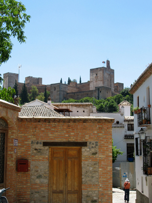 ALHAMBRA: One of the main reasons to tour the Albaicín is for its fine views of the Alhambra on the hilltop across the Rio Darro.