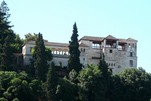 ALHAMBRA: View of the Generalife.