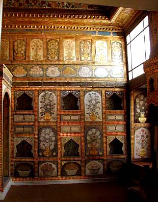 TOPKAPI PALACE: Even more unusual were these wonderful polychromatic tile botanical designs. You can--and should--spend hours in the Palace, though groups are moved through the Harem fairly efficiently. The treasury includes among other priceless objects the jeweled dagger made famous in the 1964 film Topkapi.