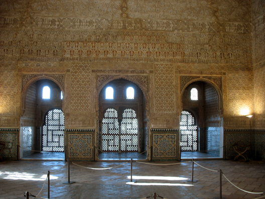 ALHAMBRA: Salón de Embajadores, where foreign ambassadors and other distinguished guests were received.
