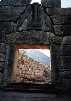 MYCENAE: The gate was said to have been built of enormous "Cyclopean" stones so large only a Cyclops could lift them, or so thought the ancients.