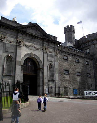 KILKENNY: Butler Castle is difficult to photograph from outside and photography is forbidden inside; but the guided tour is well worth taking. The interior has been lavishly restored to the way it looked in the Victorian era. The castle originated in the 12th century, but most of the present building is much later.