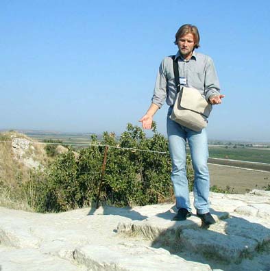 TROY: The main reason toursts come to Çanakkale is to tour the nearby site of ancient Troy (Truva). Most historians now agree that this mound of rubble, formerly called "Hisarlik," was probably the location called "Troy" by Homer in his epics, the Iliad and the Odyssey. The windy plain on which the battles of the Trojan War would have been fought, if it was a real historical event, are visible behind Baris, as well as green fields that now cover what used to be the salt water. Local rivers have silted up at their mouths, leaving Troy now stranded far from the waters of the Dardanelles.